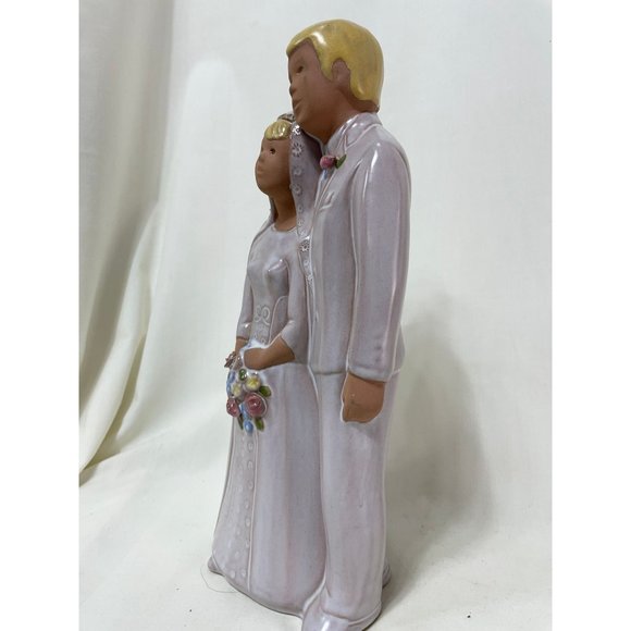 Risberg Swedish Scandinavian Wedding JIE Gantofta Sweden 10" Bride and Groom Pot - Picture 5 of 6